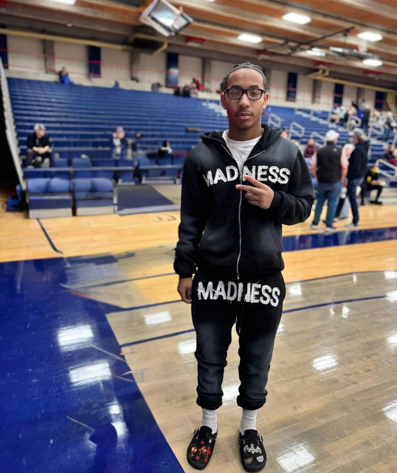 Black "Madness" Jogger Suit