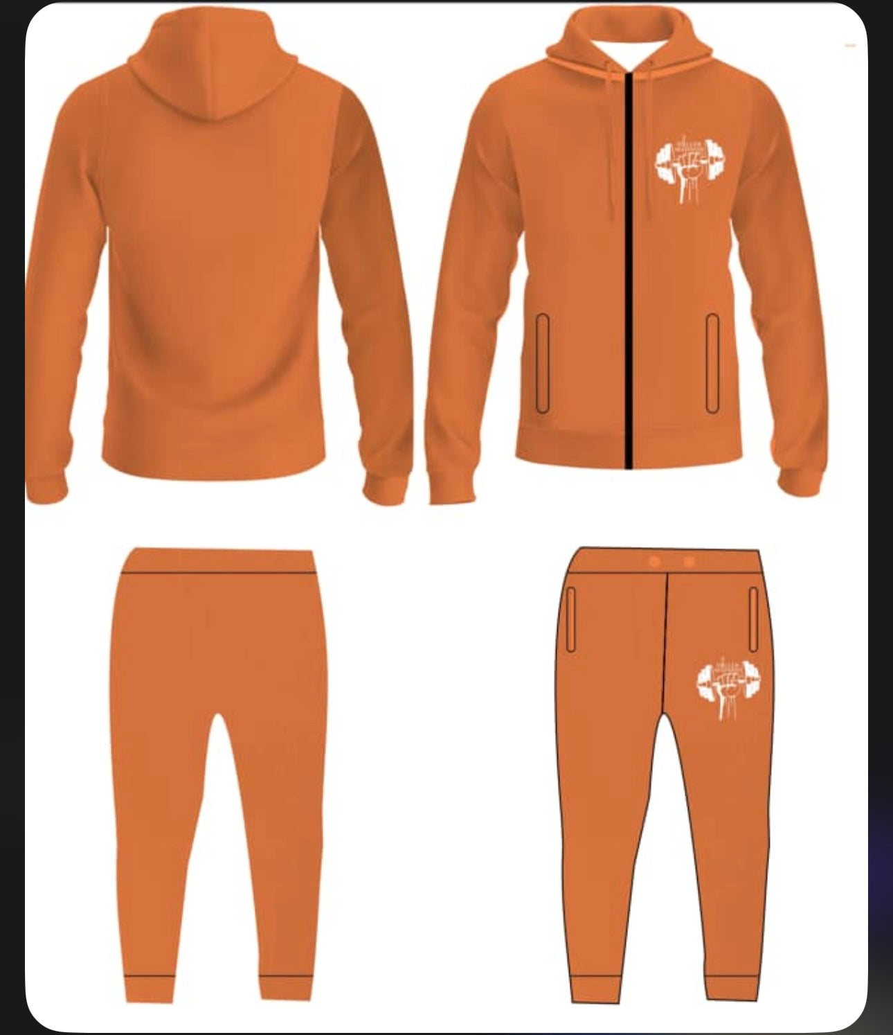 "Miller Madness" Embroidered Tech Suit